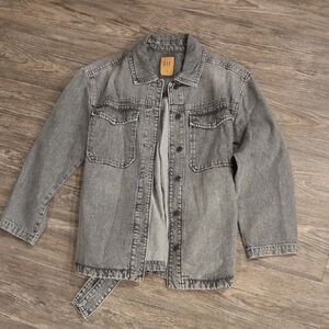 GAP Charcoal Denim Jacket